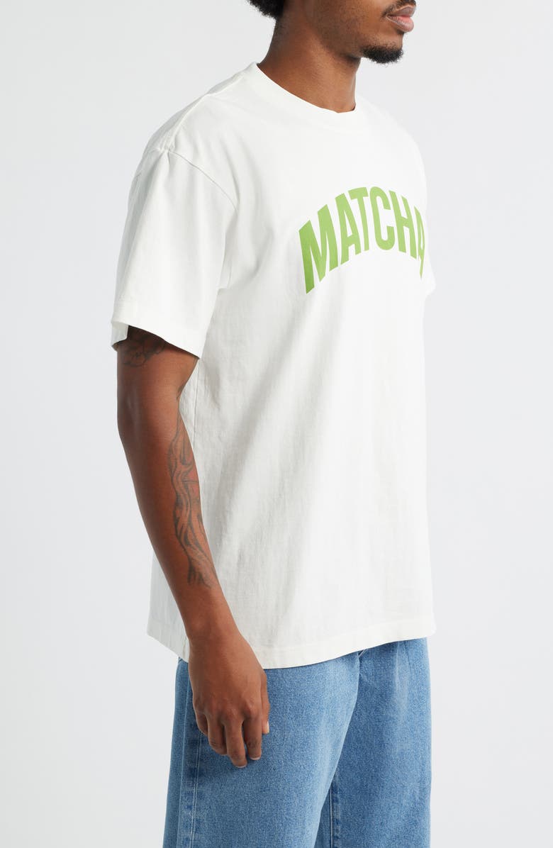 ID Supply Co Matcha Cotton Graphic T-Shirt, Alternate, color, White