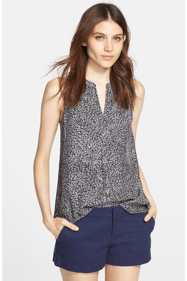 'Aruna' Tank, Main, color, CAVIAR/ MARBLE