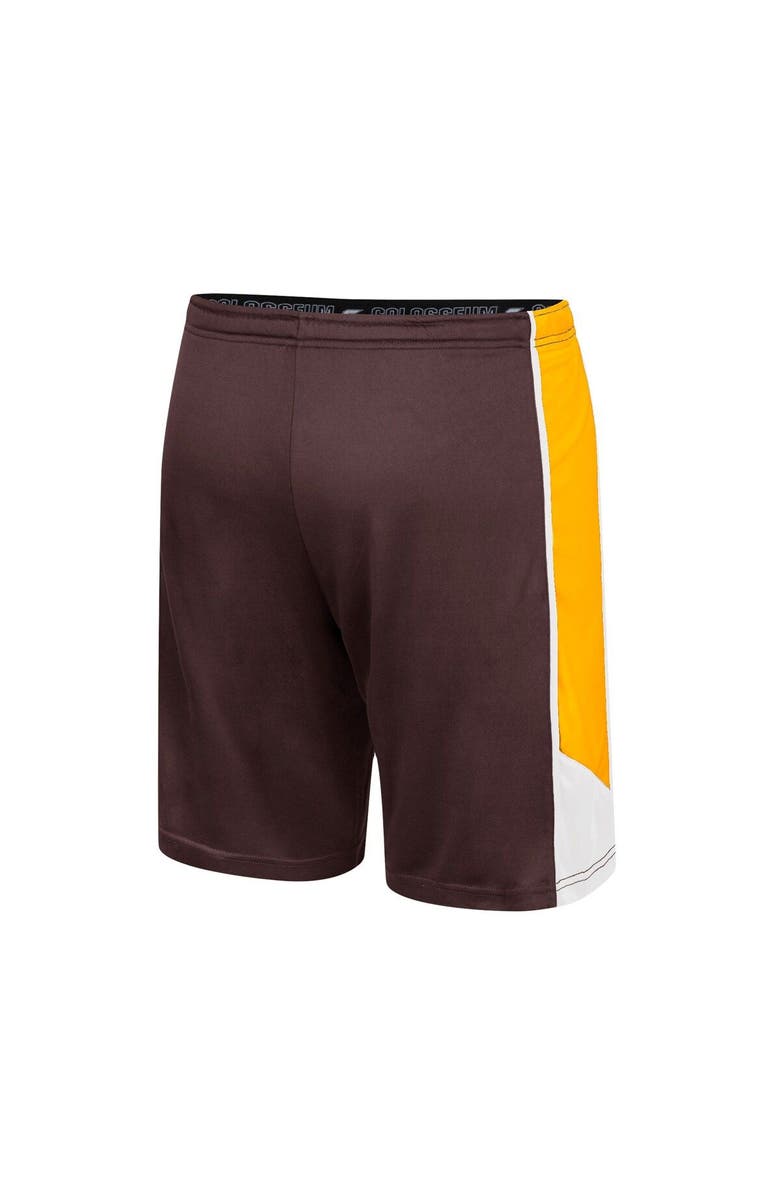 COLOSSEUM Men's Colosseum Brown Wyoming Cowboys Haller Shorts, Alternate, color,
