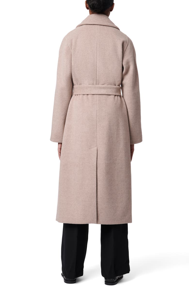 Double Breasted Belted Coat