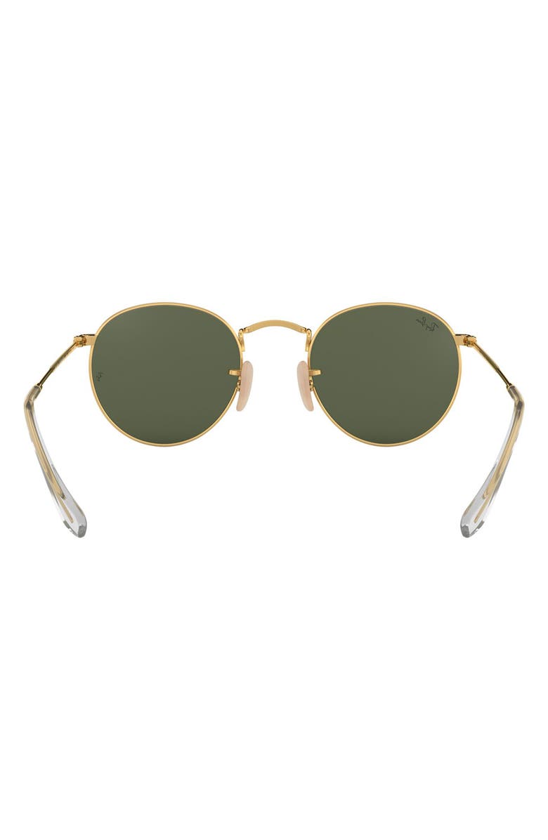 Ray-Ban 50mm Round Sunglasses, Alternate, color, Crystal Green