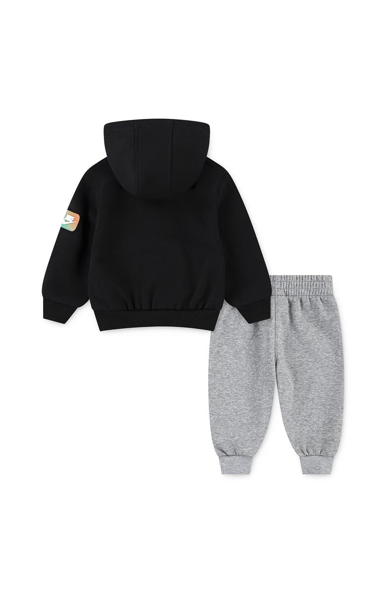 Nike Sportswear Fleece Hoodie & Joggers Set, Alternate, color, Dark Grey Heather
