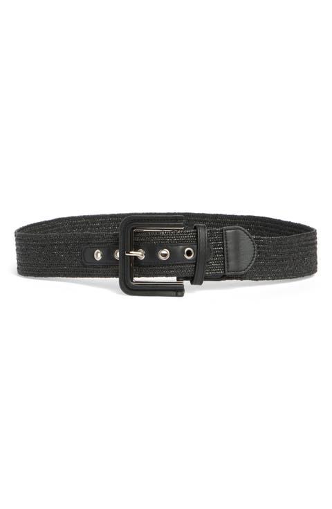 Woven Square Buckle Belt