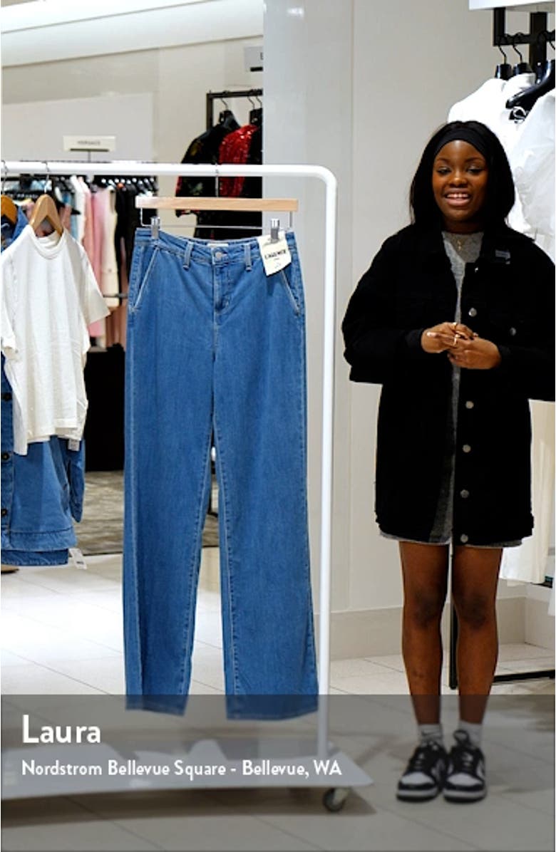 High Waist Wide Leg Jeans, sales video thumbnail