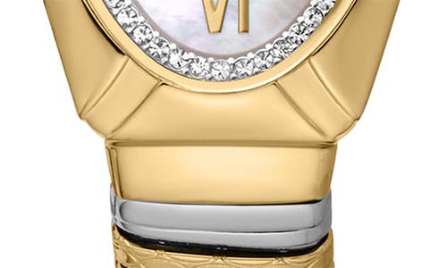 Just Cavalli Snake Bracelet Strap Watch, 25mm X 39mm In Multi