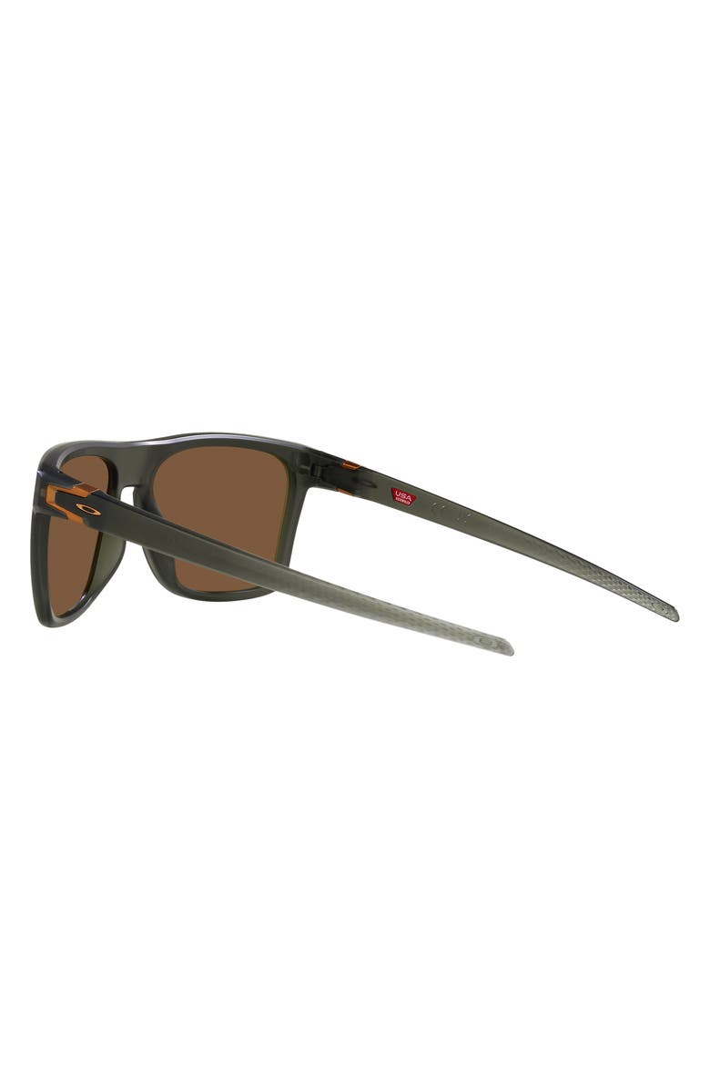 Oakley Leffingwell 57mm Prizm<sup>™</sup> Rectangular Sunglasses, Alternate, color, 