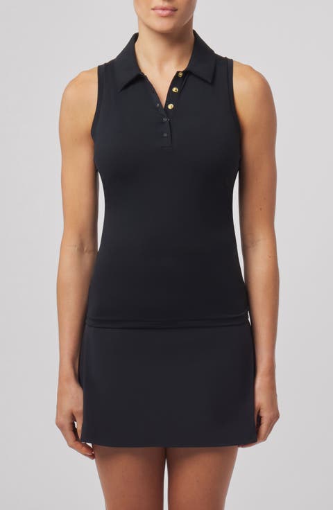 Lucie Sleeveless Golf Polo