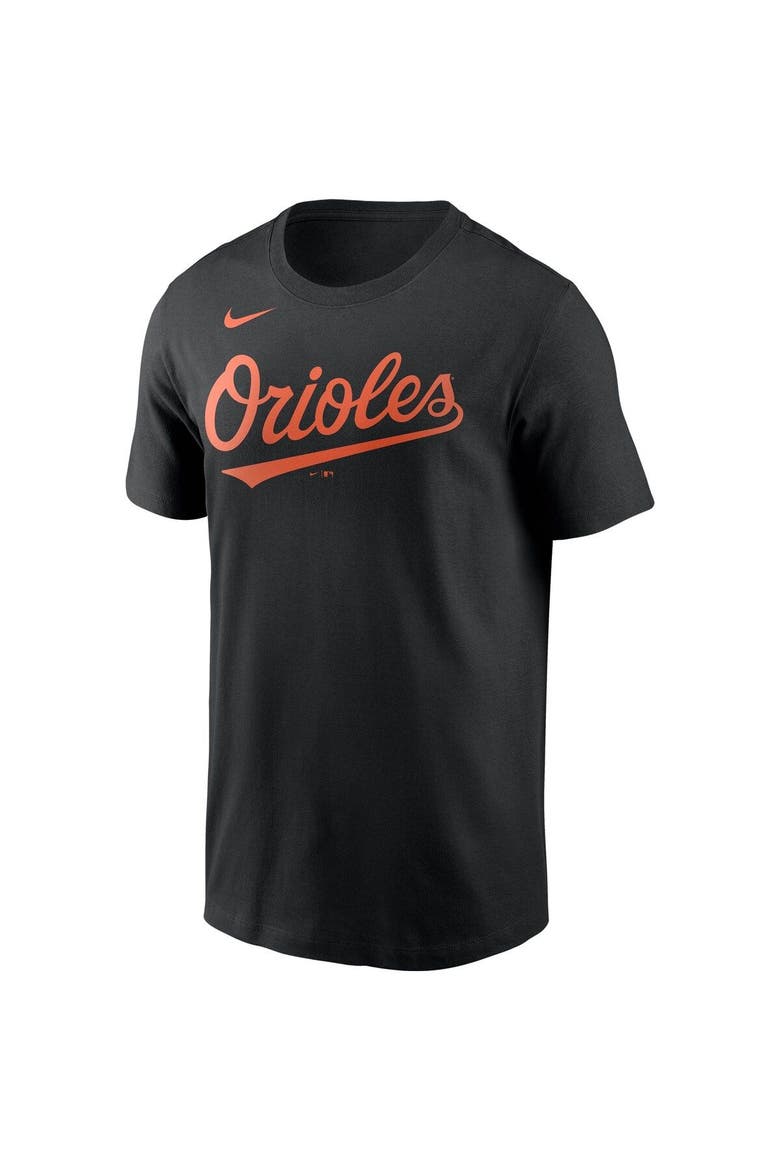 Men's Nike Black Baltimore Orioles Team Wordmark T-Shirt, Alternate, color, Black