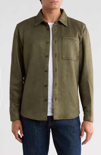 Flint Oak Microsuede Overshirt