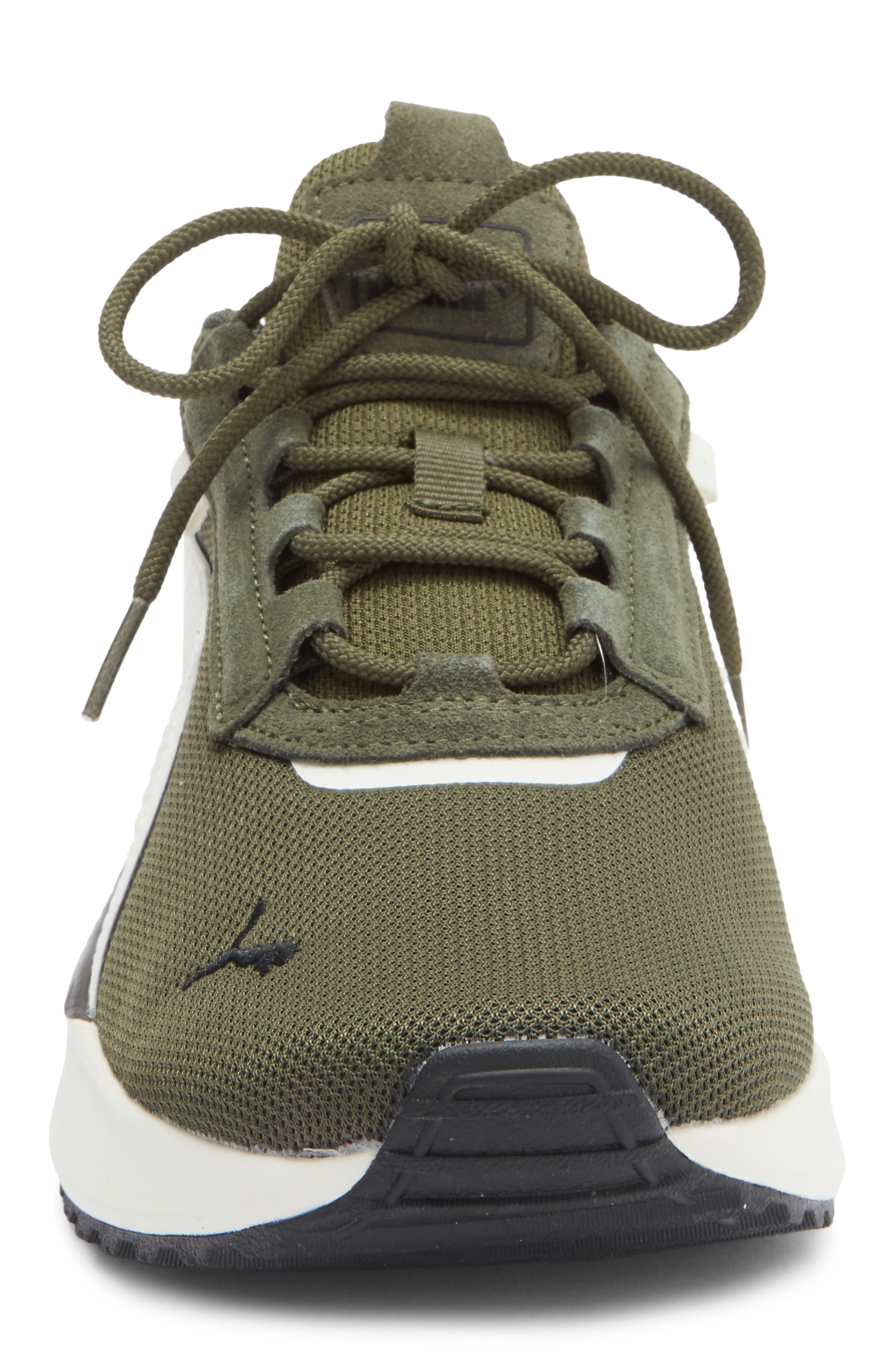 PUMA Pacer 23 Street Sneaker, Alternate, color, Green Moss/ Warm White/ Black
