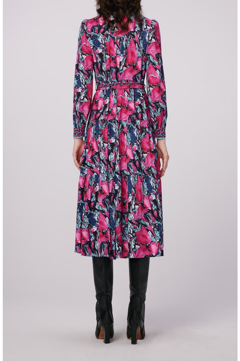 Alea Long Sleeve Midi Shirtdress, Alternate, color, MISFIT MARBLE/LYDIAN INDIAN PK