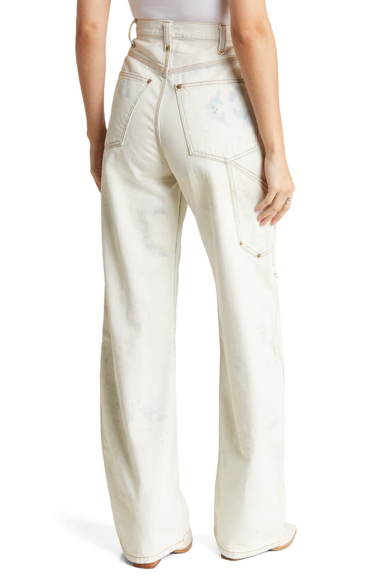 Re/Done High Waist Workwear Jeans, Alternate, color, 