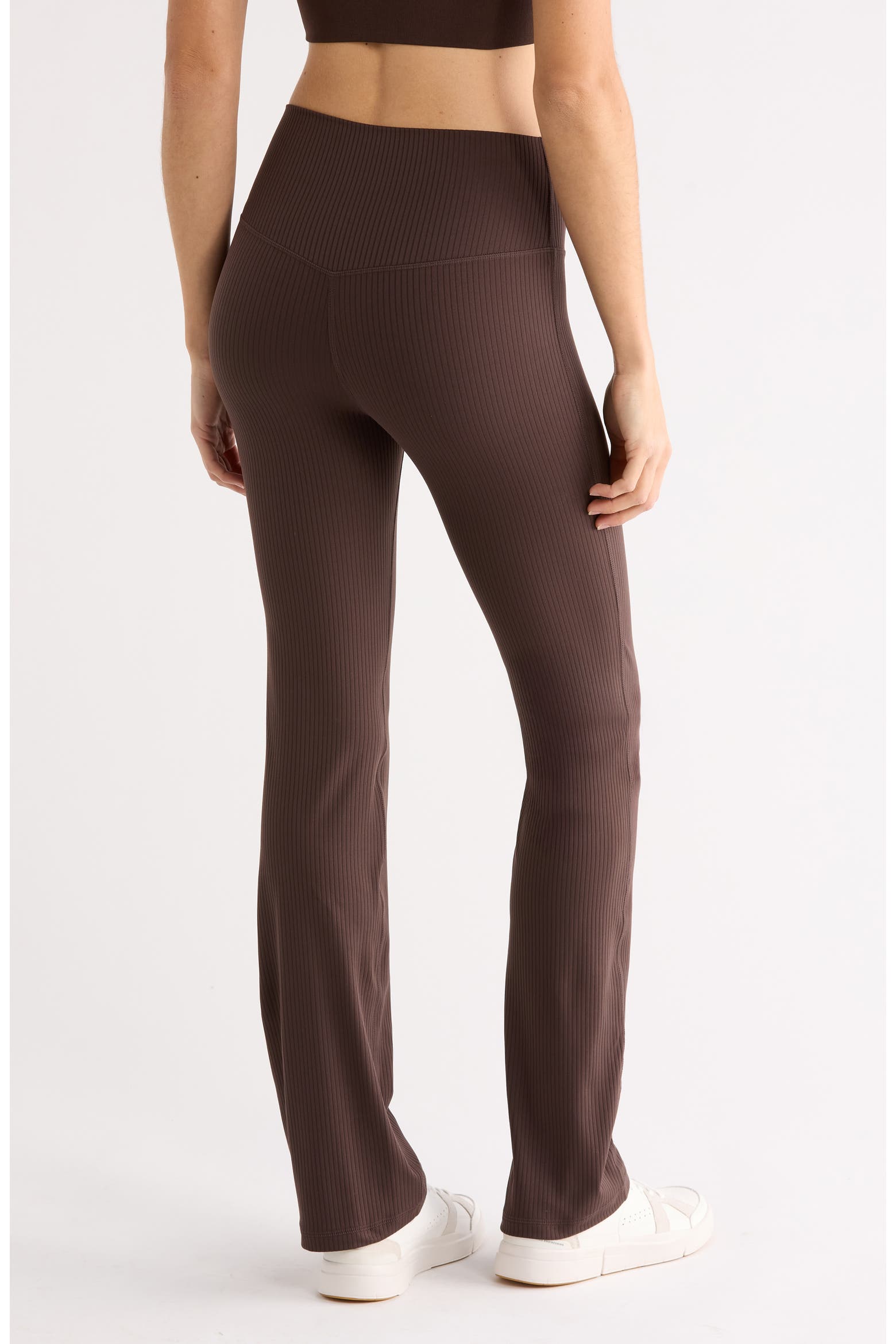 Small Ribs Rack Zella Thrive Rib Bootcut Pants (Women) | Nordstromrack