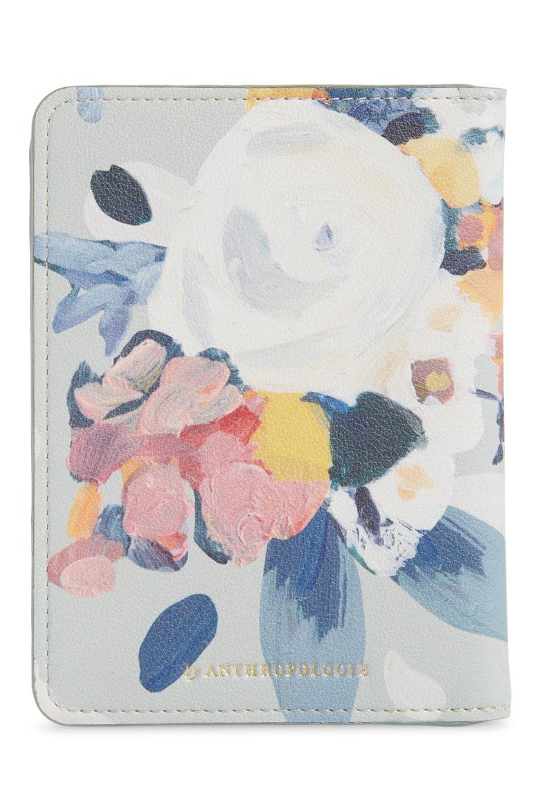 Maribel Faux Leather Passport Holder, Alternate, color, MULTI