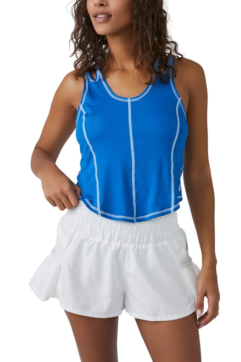 FP Movement Get Your Flirt On Shorts, Alternate, color, WHITE