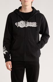 Volcom Logo Graphic Zip Hoodie