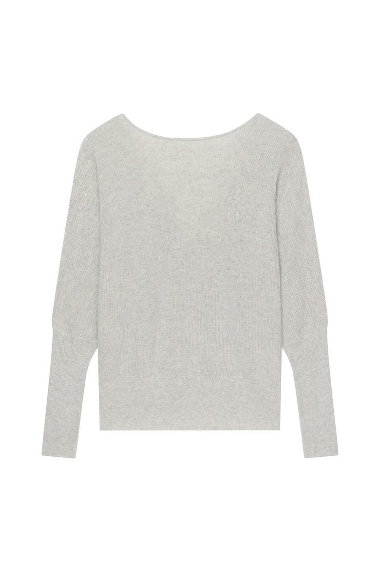 Lace Detail Batwing Jumper, Alternate, color, Grey