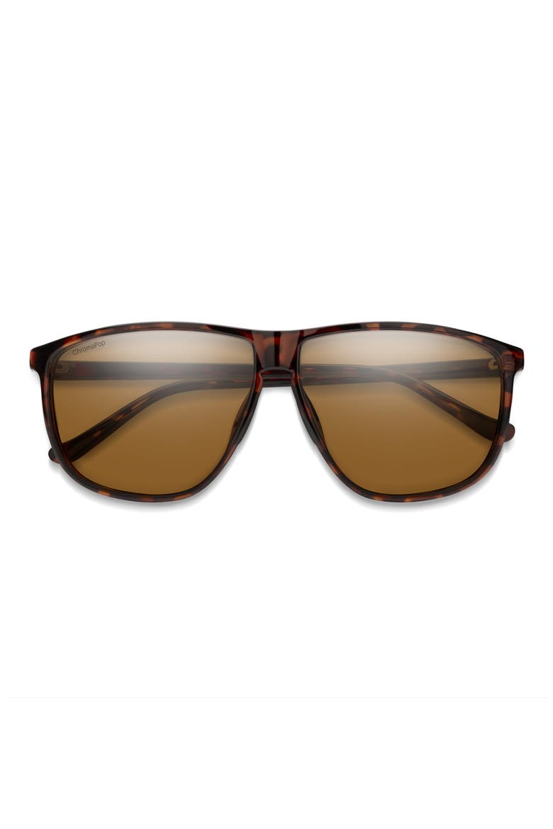 Mono Lake 63m Oversize ChromaPop™ Polarized Round Sunglasses, Main, color, TORTOISE / BROWN