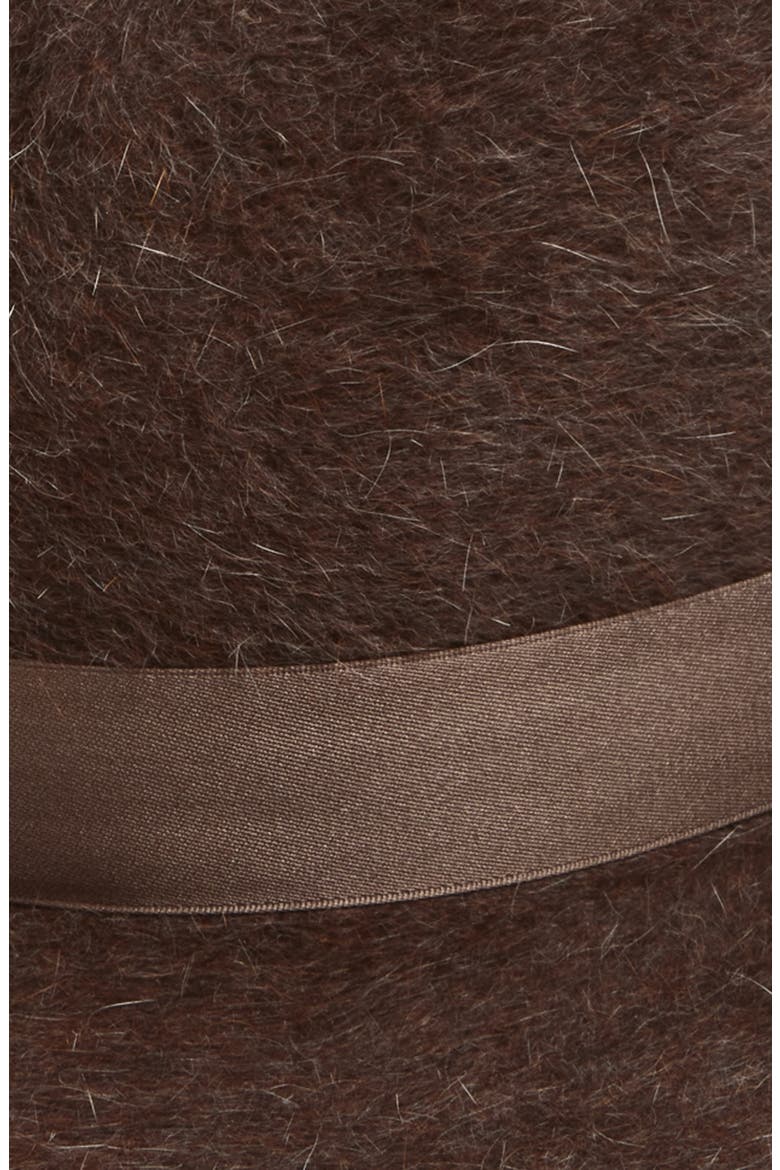 Jeanne Velour Felt Fedora, Alternate, color, CHESTNUT MELANGE