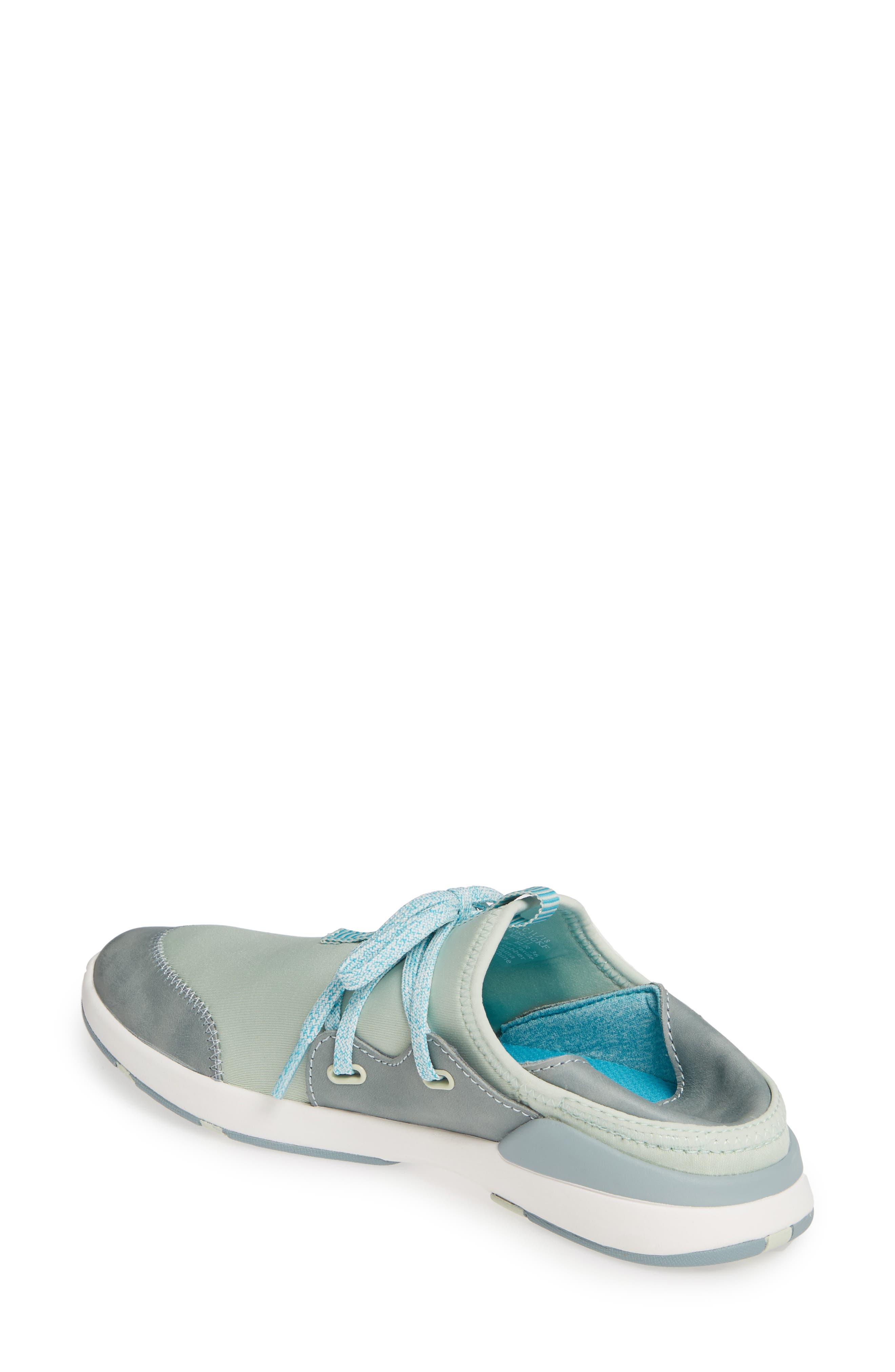 OluKai Miki Li Convertible Sneaker, Alternate, color, Pale Moss/ Dolphin Fabric