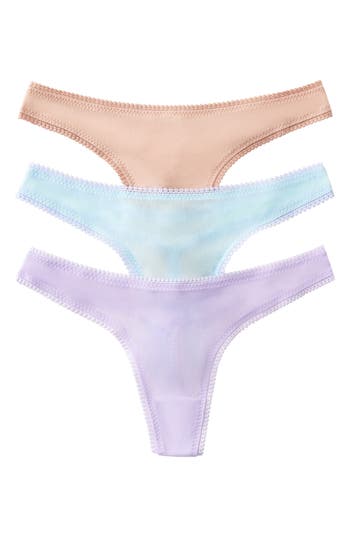 On Gossamer 3-pack Mesh Thongs