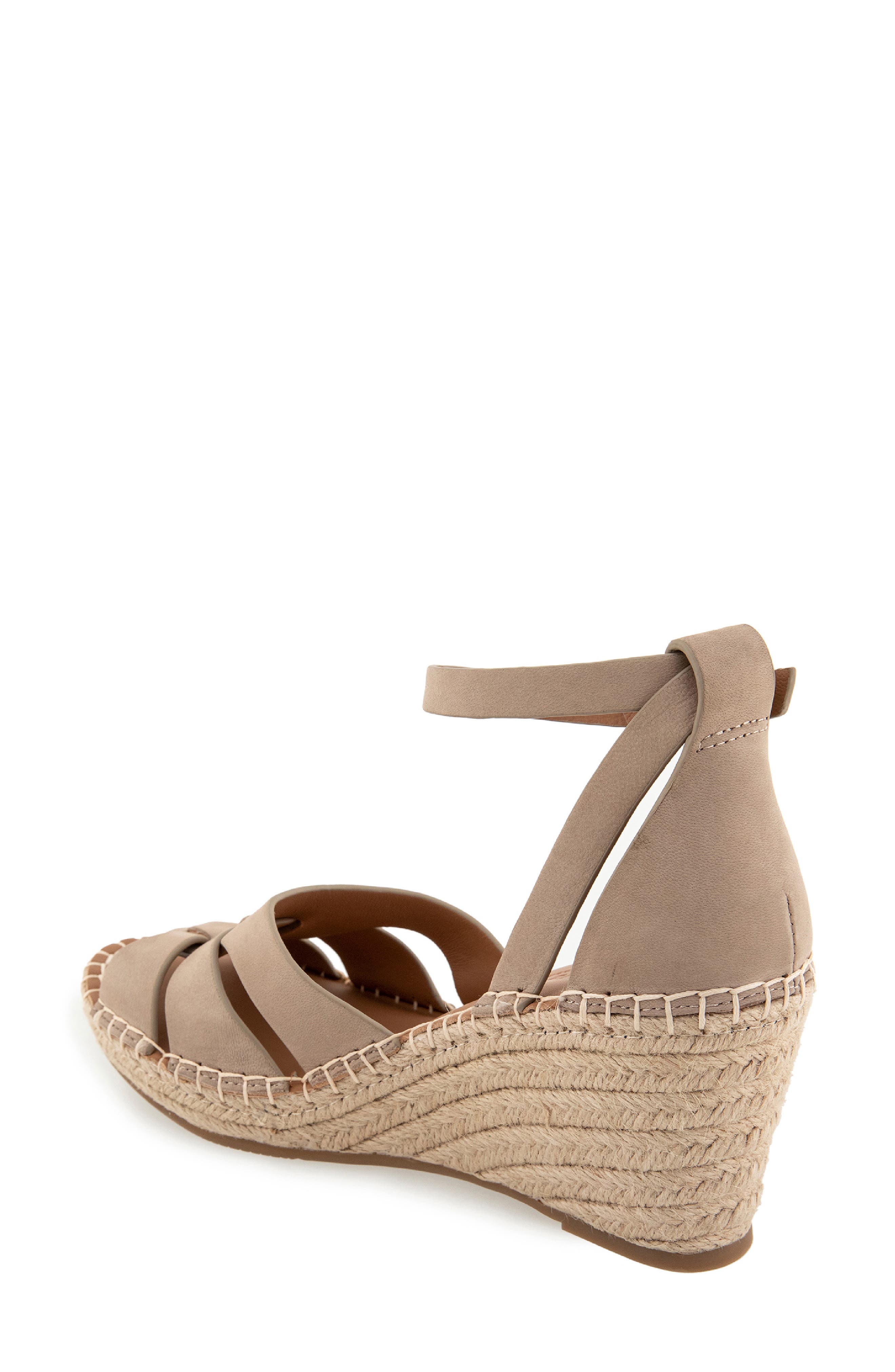 Espadrille Wedge Sandal, Alternate, color, MUSHROOM NUBUCK