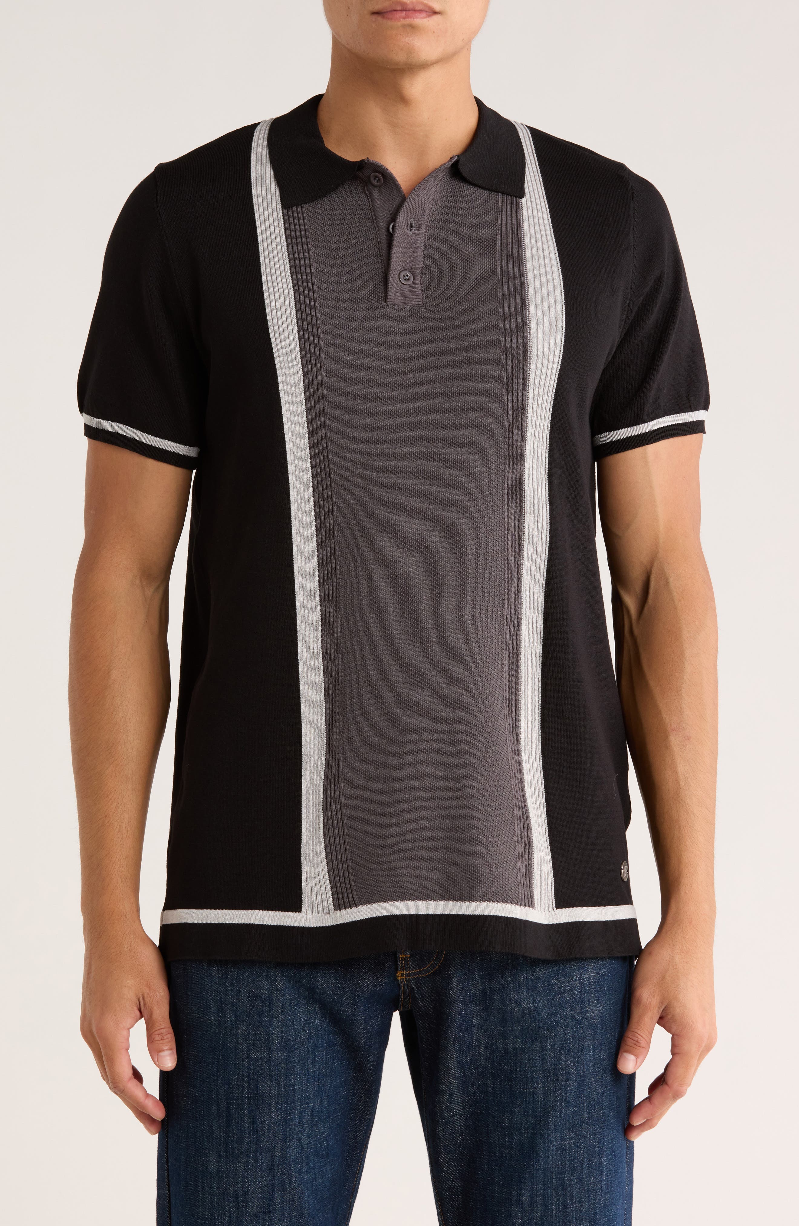 T.R. PREMIUM Short Sleeve Knit Sweater