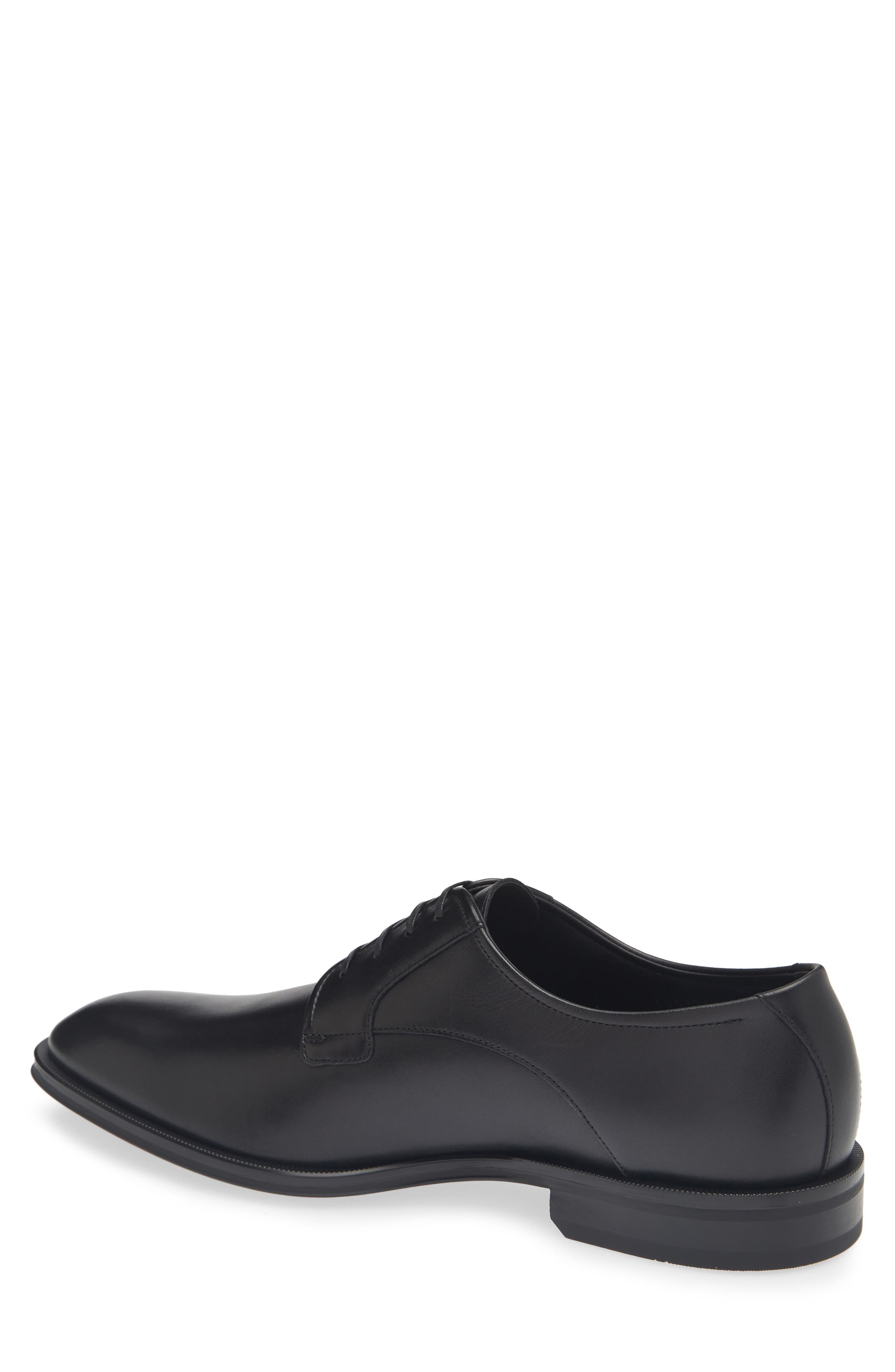 Teylor Plain Toe Derby, Alternate, color, BLACK
