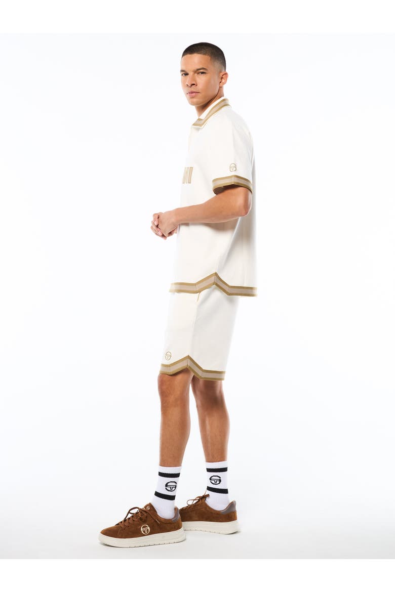Tito Short Sleeve Polo, Alternate, color, GARDENIA