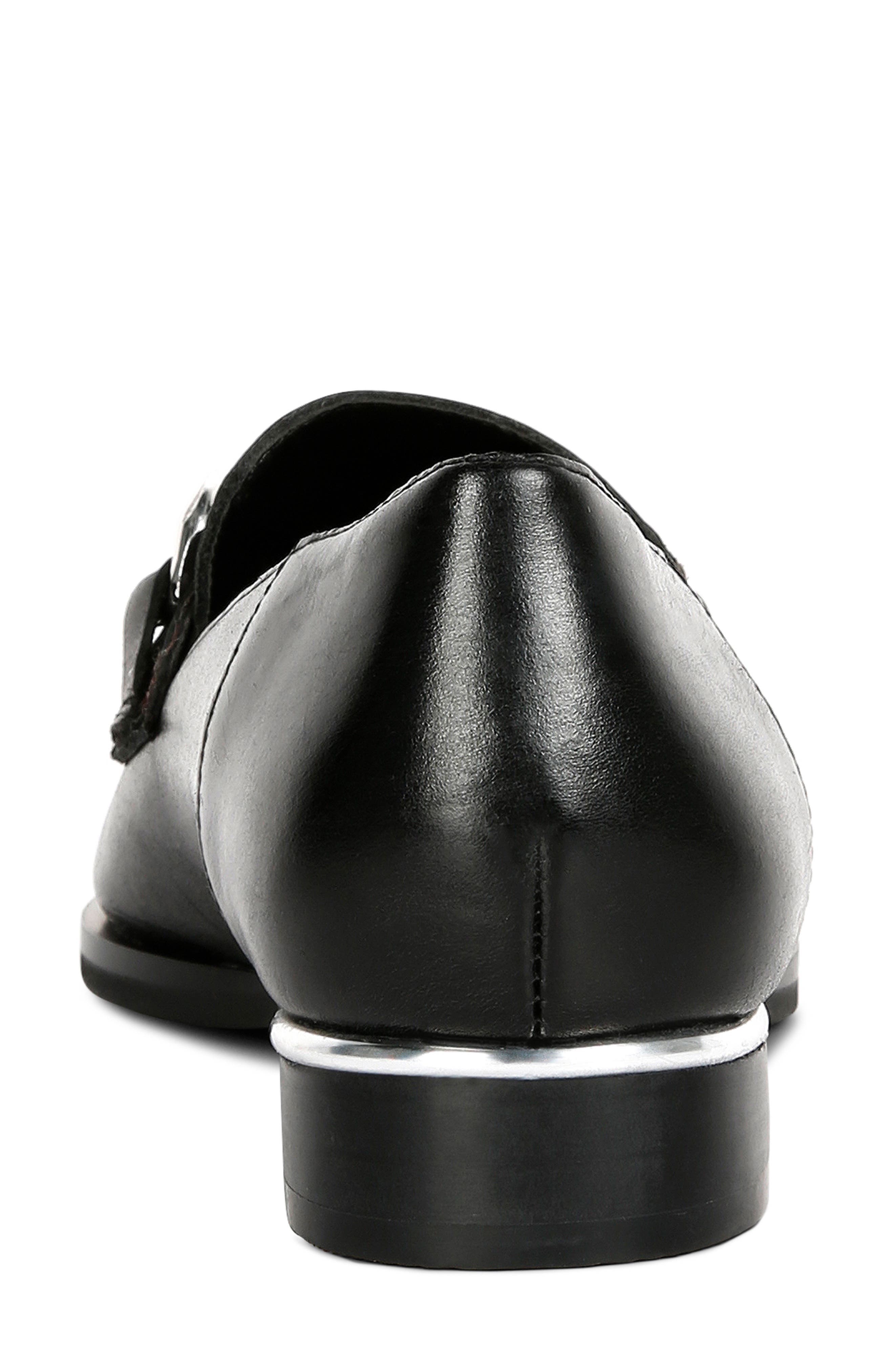 Rag & Co Pola Chain Bit Loafer, Alternate, color, Black