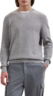 Bugatchi Wool & Cashmere Crewneck Sweater