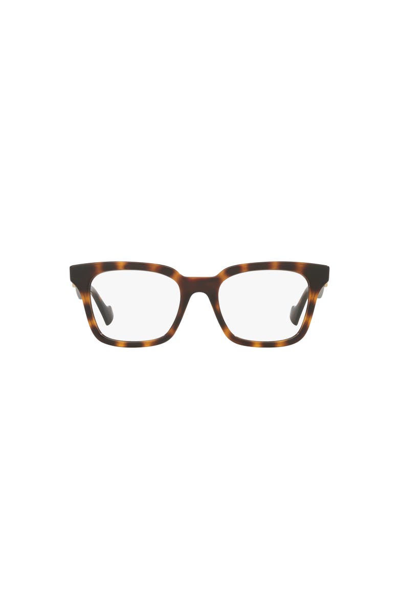 51mm Rectangle optical glasses, Alternate, color, Tortoise