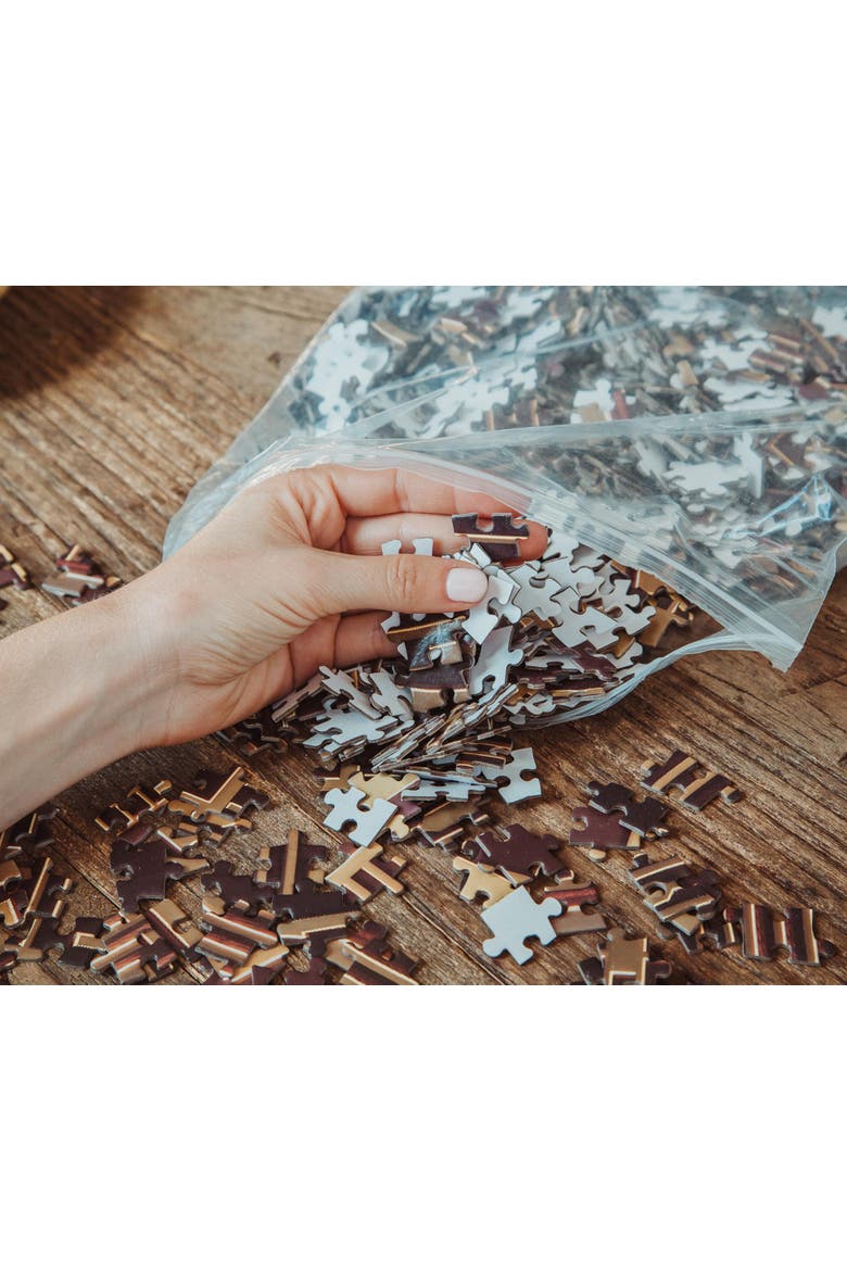 Bitcoin 1000-Piece Round Jigsaw Puzzle | Toynk Exclusive, Alternate, color, Brown