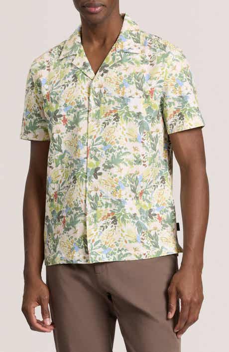 Ted Baker Floral Short Sleeve Button-Up Shirt