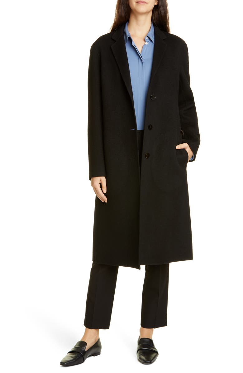 Theory Classic Wool & Cashmere Coat, Main, color, 