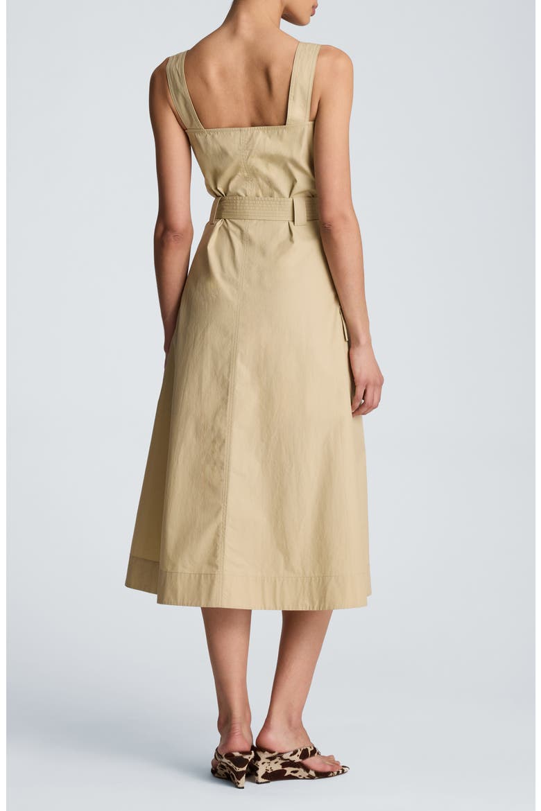 Belted Cargo Midi Dress, Alternate, color, SAFARI TAN