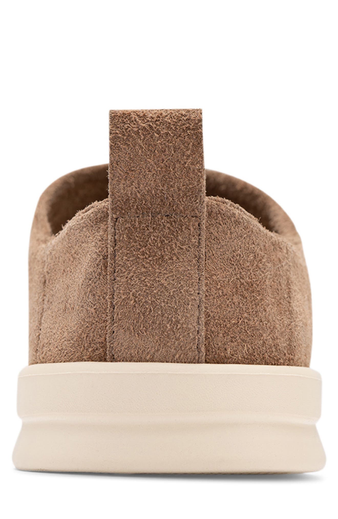 LUSSO CLOUD Gehry Suede Clog, Alternate, color, Chestnut / Shortbread