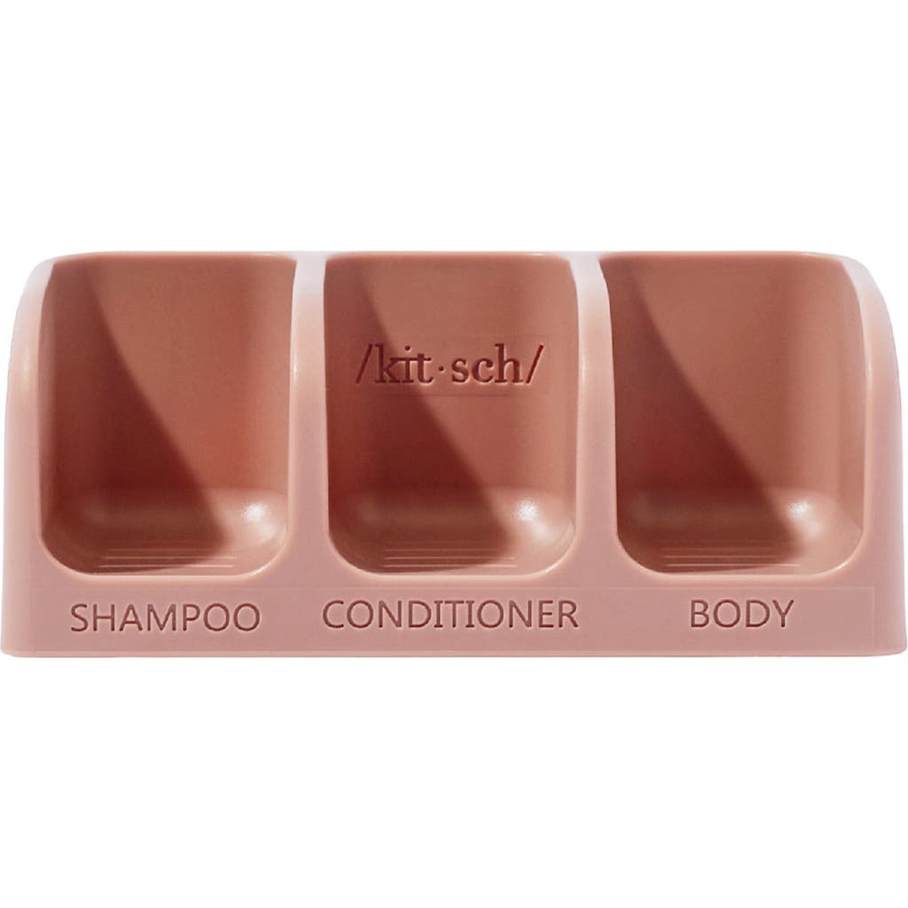 Kitsch Self-draining Terracotta Soap Dish In Terracotta