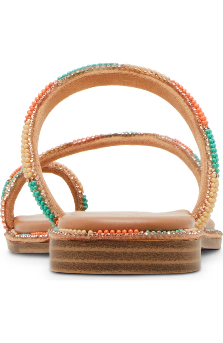 Madden Girl Spotlight Toe Loop Sandal, Alternate, color, Turquiose Multi