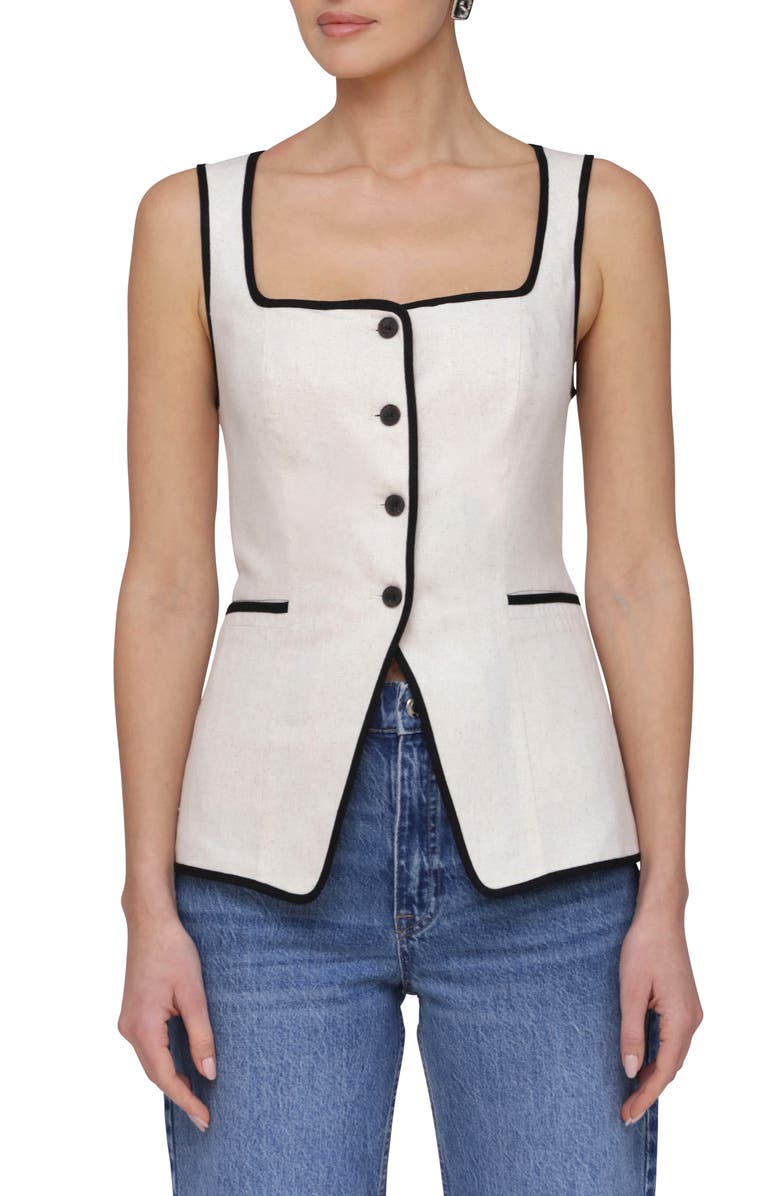 Bagatelle Square Neck Vest, Main, color,