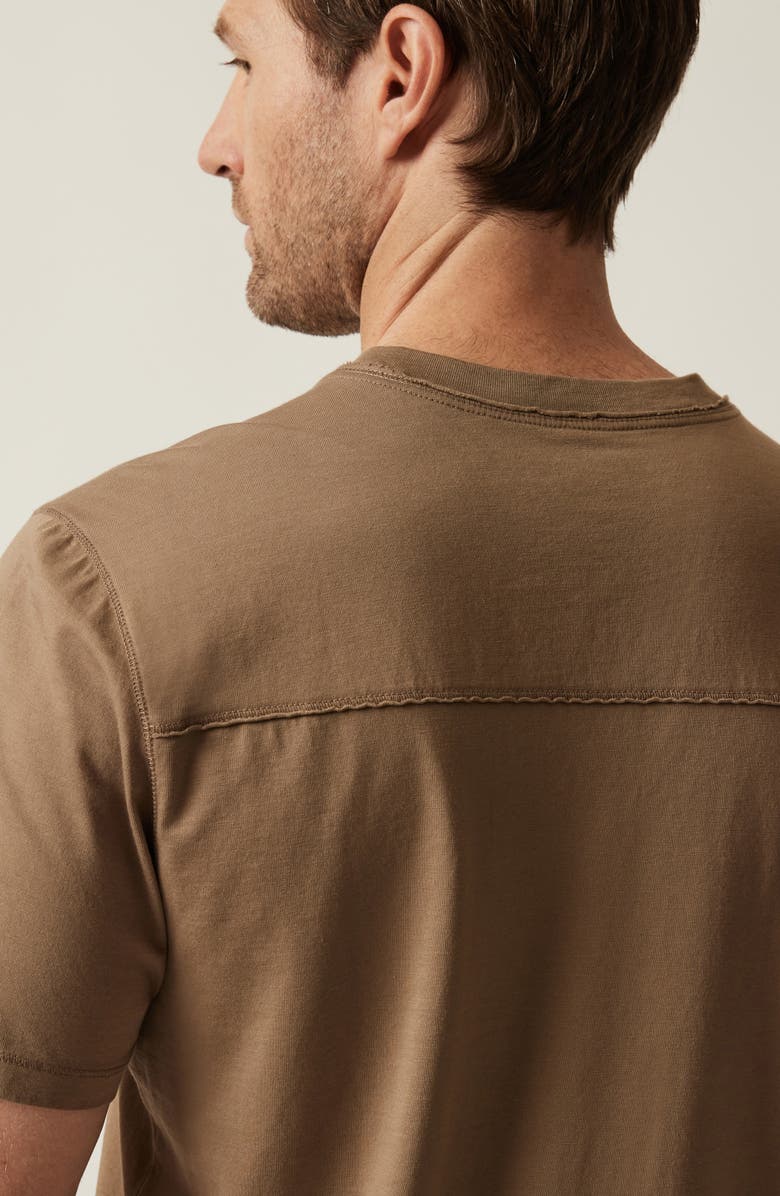 34 Heritage Deconstructed V-Neck Pima Cotton T-Shirt, Alternate, color, Shitake