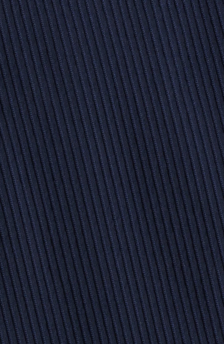 BOSS Hanry Stretch Virgin Wool Blend Bomber Jacket, Alternate, color, Dark Blue