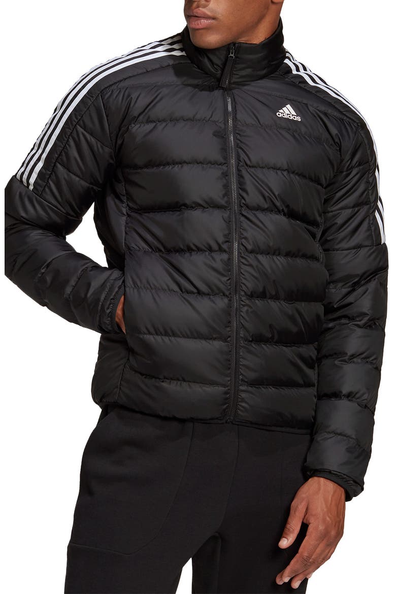 Essentials Down Jacket, Main, color, BLACK