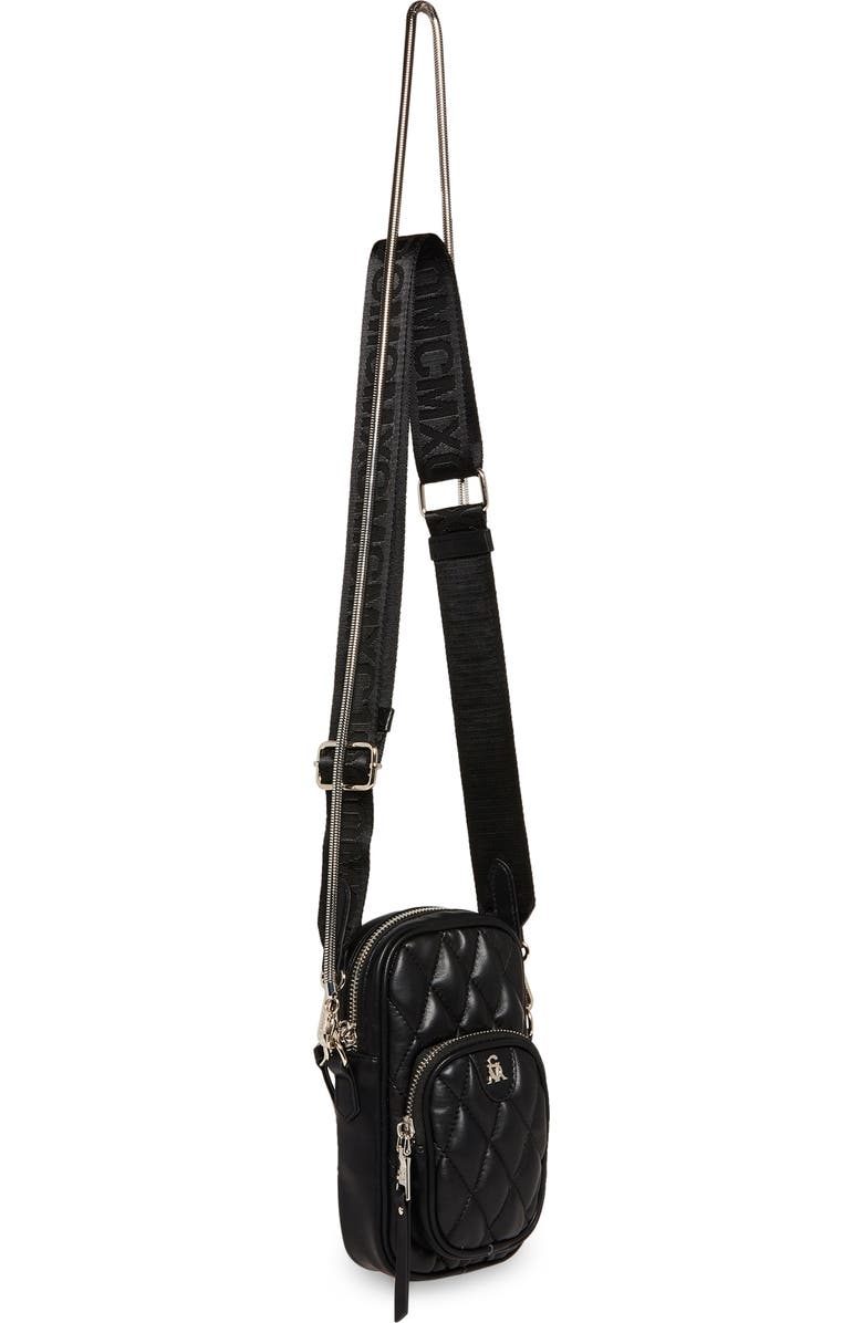Steve Madden Calling Quilted Faux Leather Crossbody Bag, Alternate, color,