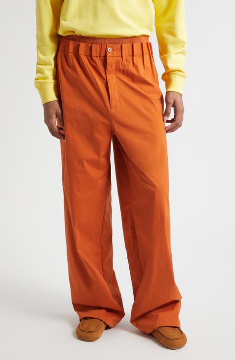 Gathered Waist Track Pants