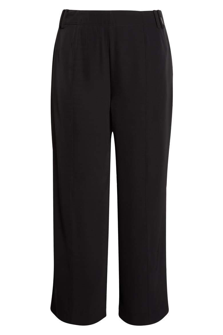 Ellison Pull-On Wide Leg Pants, Alternate, color, BLACK