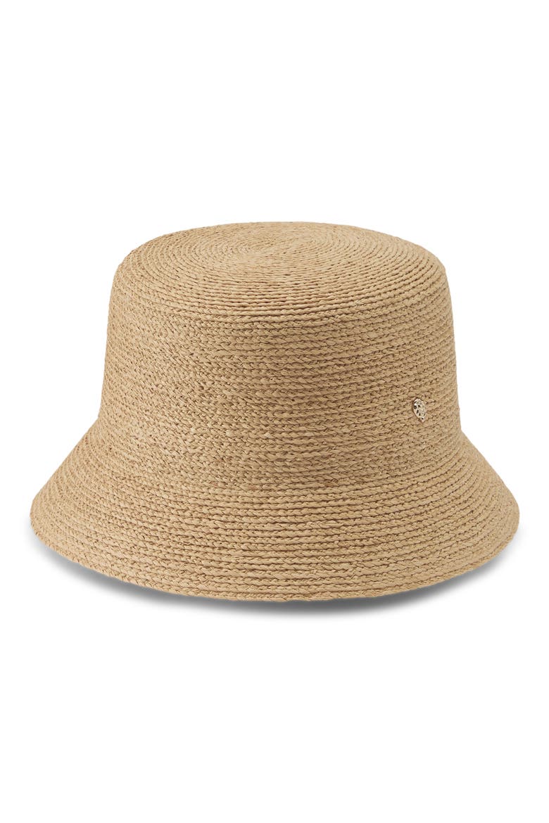 Malia Raffia UPF 50+ Bucket Hat, Alternate, color, NATURAL