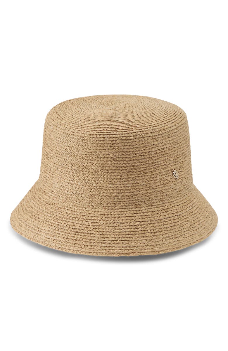 Helen Kaminski Malia Raffia UPF 50+ Bucket Hat, Alternate, color, Natural
