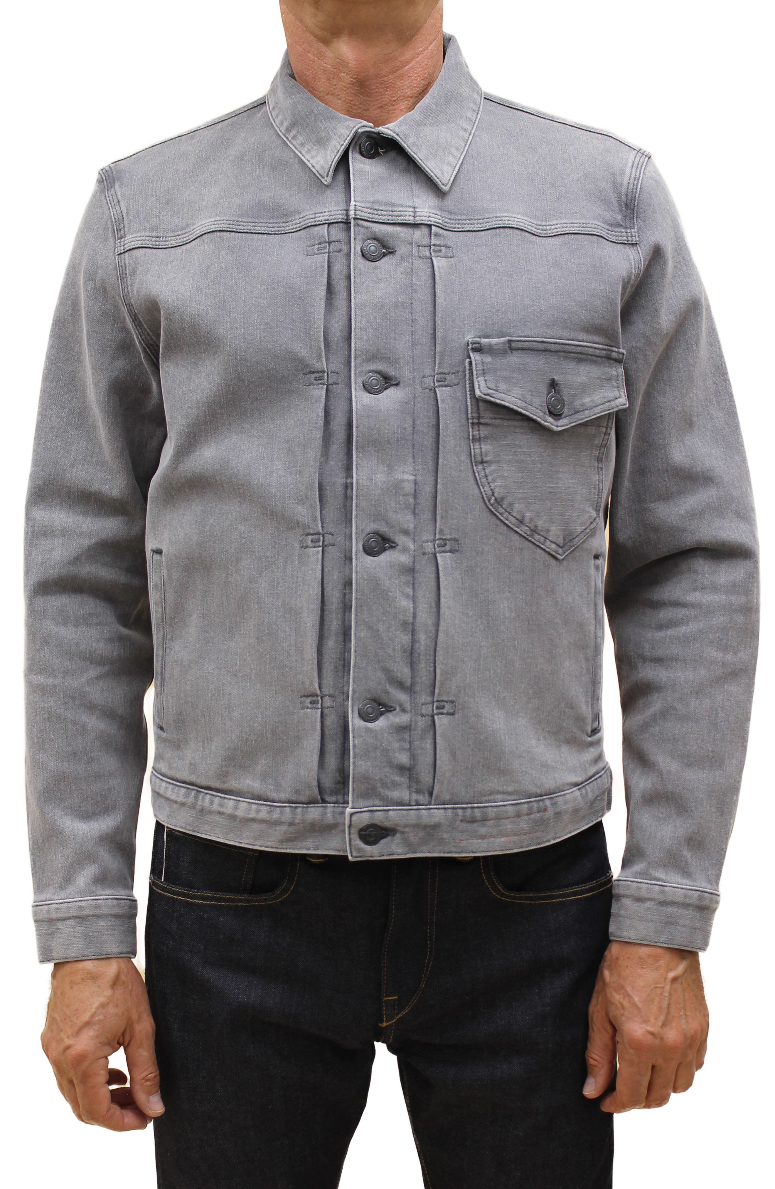 Men's Stretch Denim Jacket
