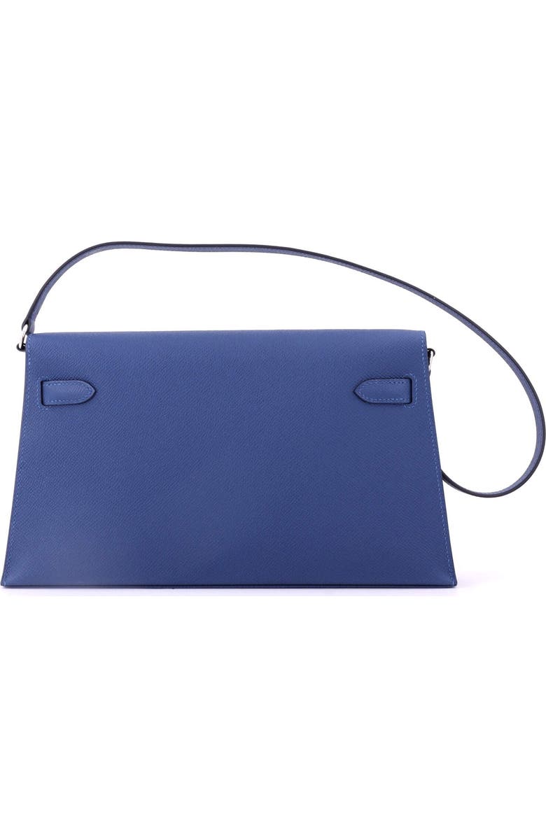 Pre-Owned Hermes Kelly Elan Shoulder Bag Epsom, Alternate, color, Bleu Tie